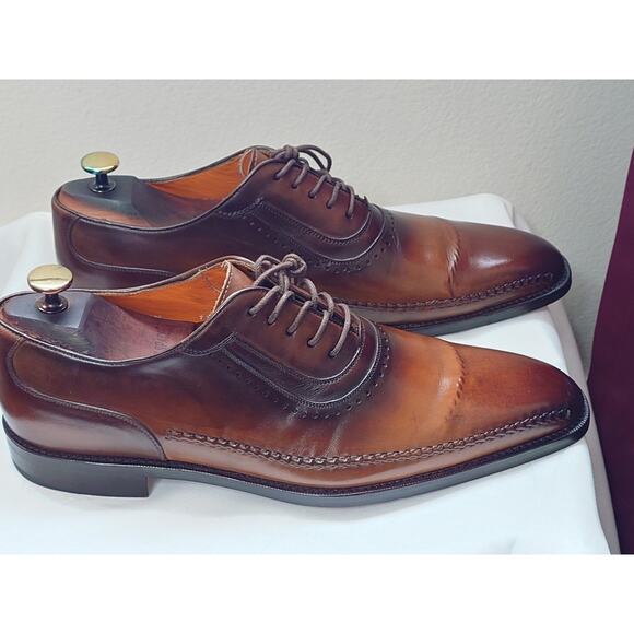Elegant Brown Leather Men\'s Dress Shoes